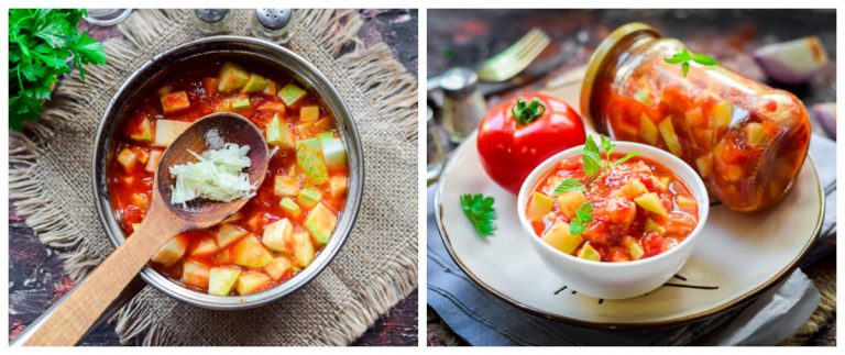 Кабачки в томатному соусі на зиму - кращий рецепт з покроковими фото 8 Kabachky v tomatnomu sousi na zymu