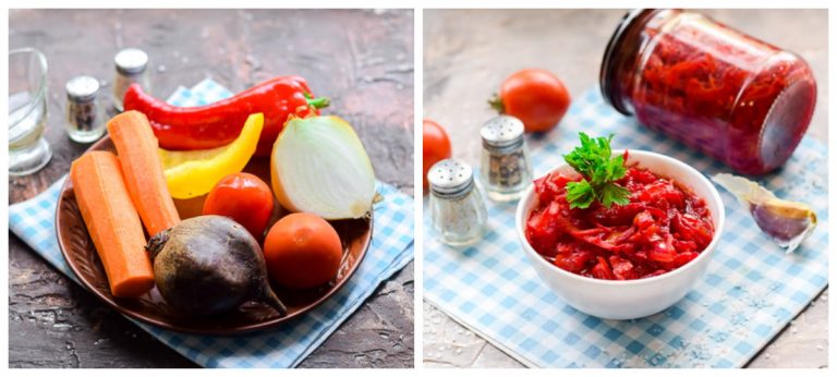 Borsch na zymu v bankah
