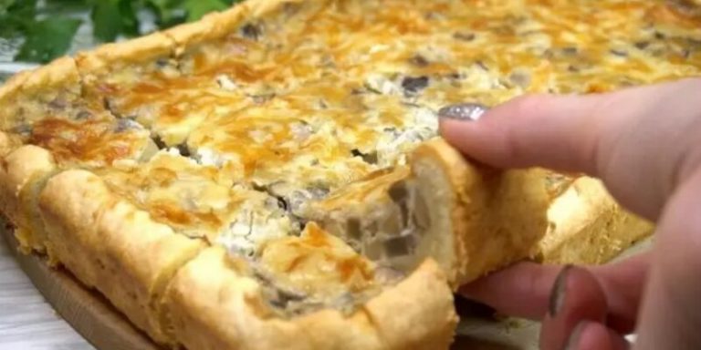 Приголомшливий закусочний пиріг з грибами 9 Приголомшливий закусочний пиріг з грибами |