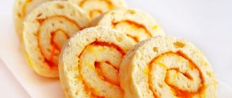 biskvitnyj rulet na belkah s apelsinovym dzhemom 53dd005