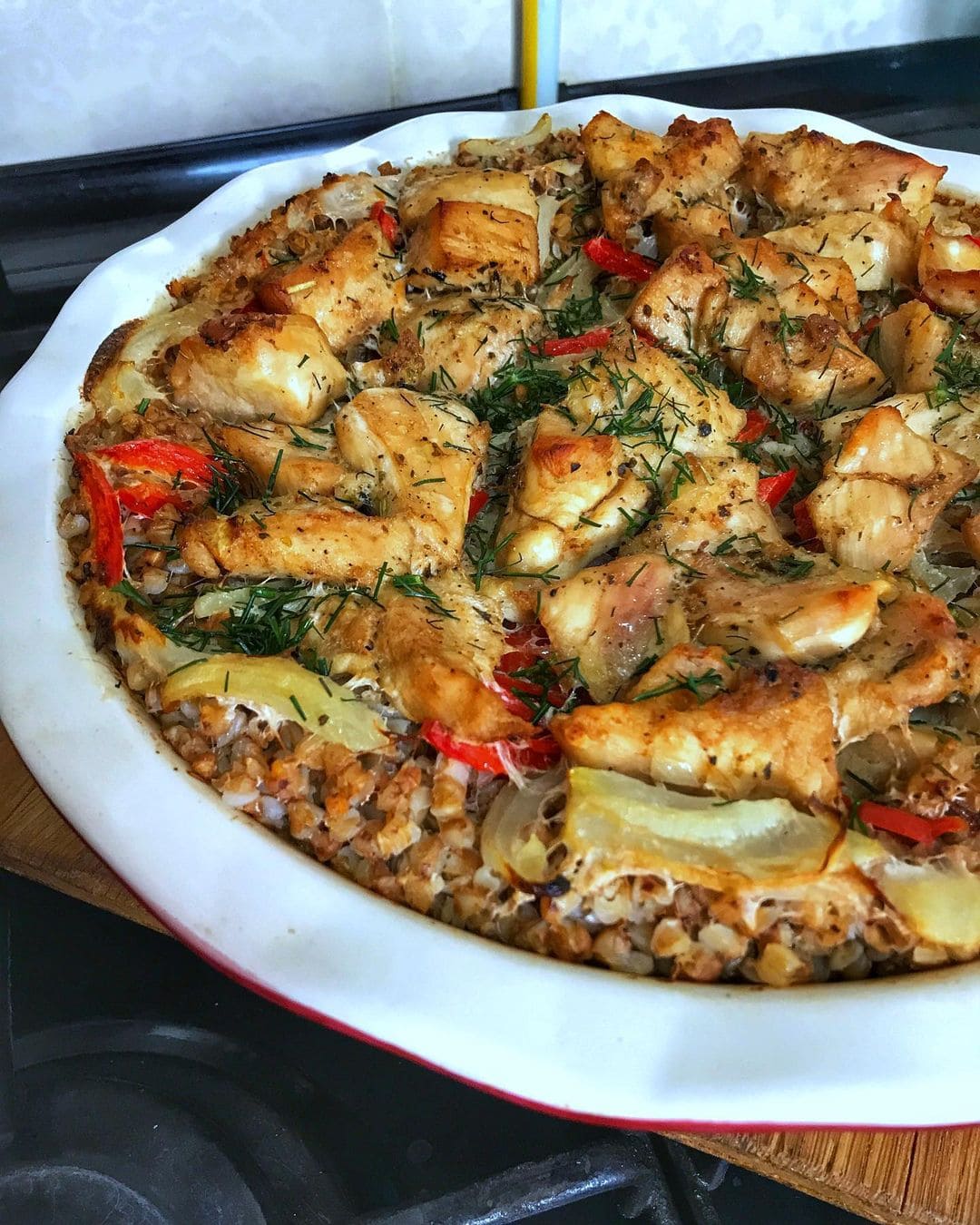 Дуже смачна вечеря з курки та гречки - чоловік точно зацінить, а готується все просто