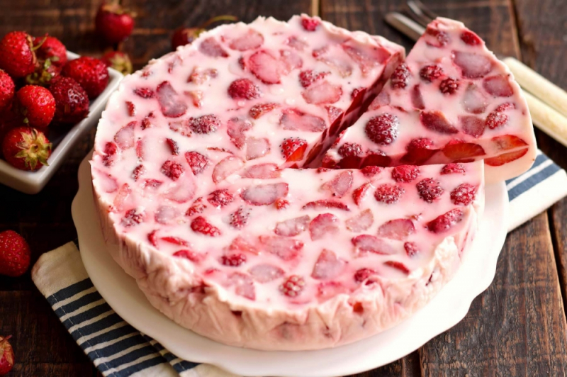 klubnichnyj tort bez vypechki 2aea5e9