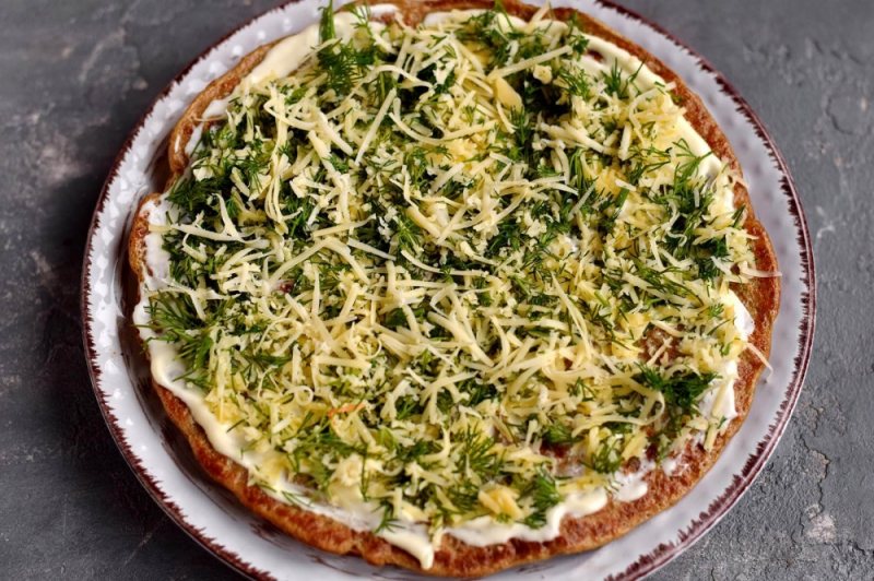 pechenochnyj tort s gribami i syrom 1a4ade0