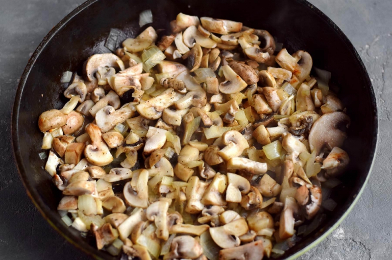 pechenochnyj tort s gribami i syrom fe34a98