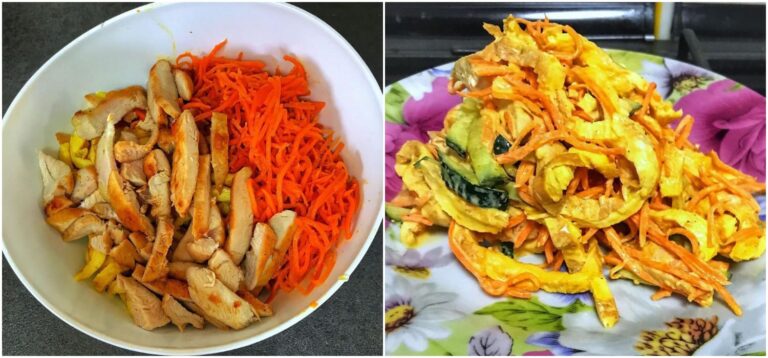 sokovytyy salat z kurky