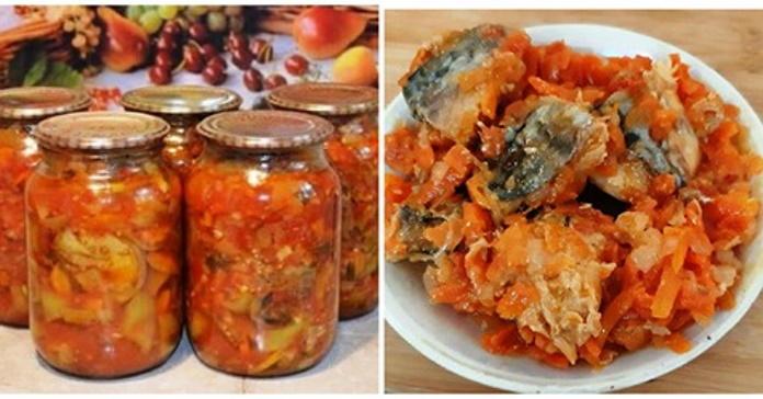 Консервована скумбрія з овочами. Виходить смачніше ніж можна подумати 5 f9b101334e559e6e8d482eb6e3fb5d88