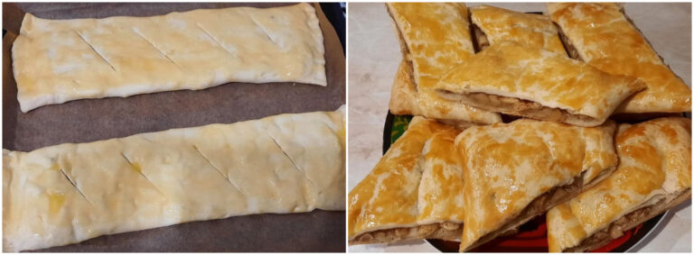 штрудель з яблуками і корицею