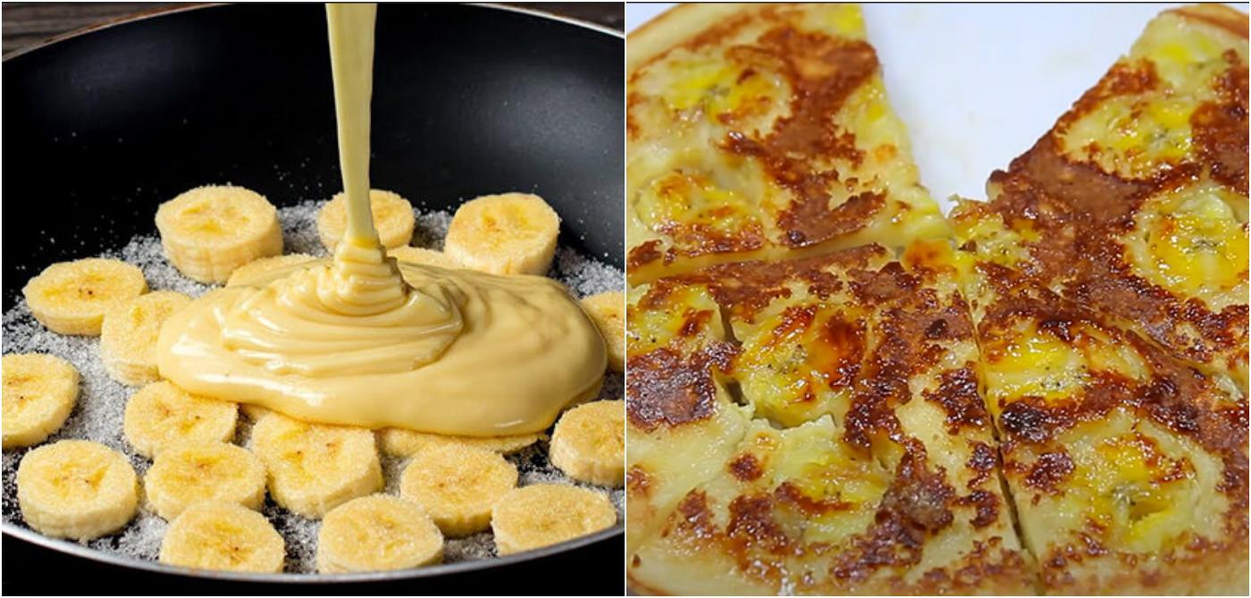 2 банана і 2 яйця: знаменитий пиріг на сковорідці без замісу тіста