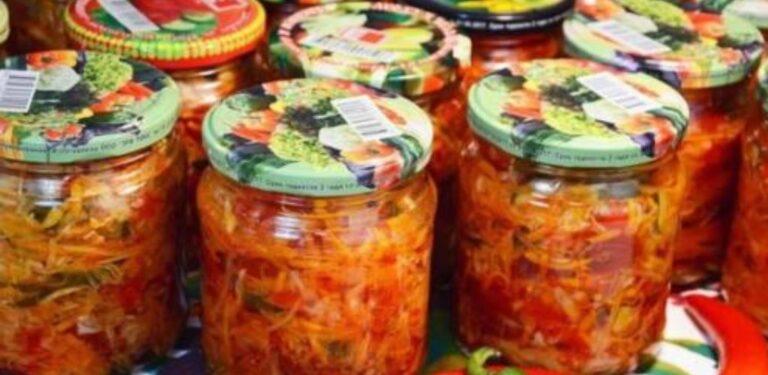 Все по кілограму: дуже смачний салат на зиму «Чотири овоча». Йде на ура! 7 69e78625cb6e652d815b7e90b17bd4d9