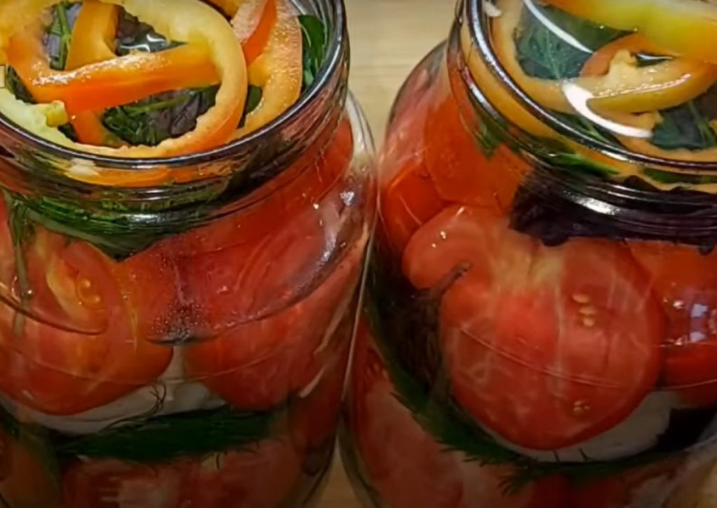 pomidori na zimu bez sterilizaciyi prostij recept z bazilikom palchiki oblizhesh f8c7ced