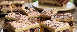 fb rozhevyy son plyatsok z dytynstva pisochni korzhi v poednanni z horihamy ta vyshnyamy zavarnyy krem na osnovi rozhevoho malynovoho chy polunychnoho pudynhu 118710